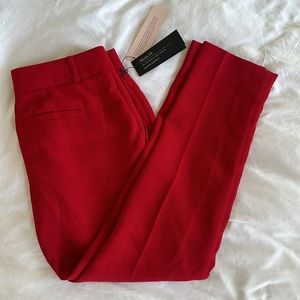 Banana Republic Martin Fit Red Dress Pants